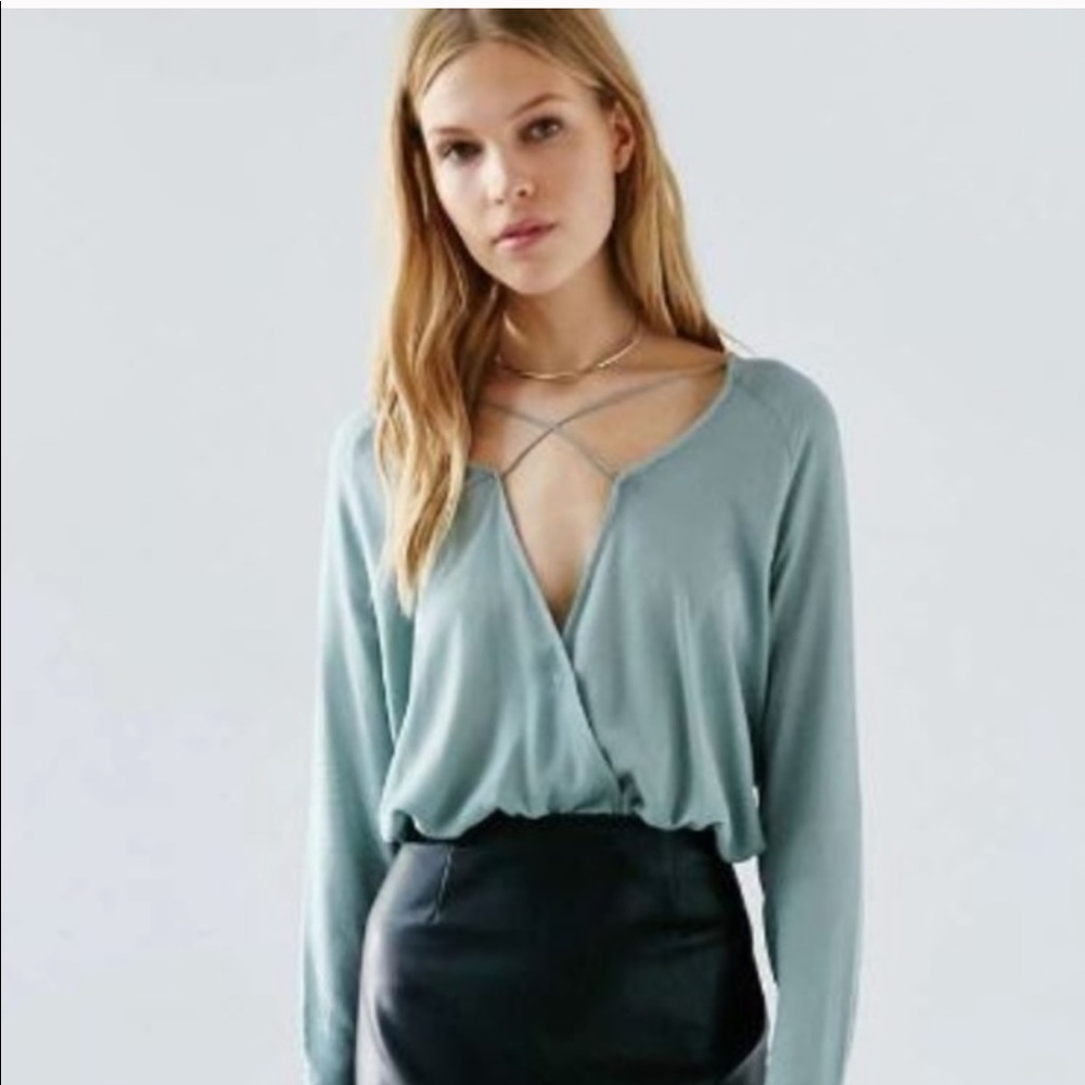 Urban Outfitters Cross Blouse